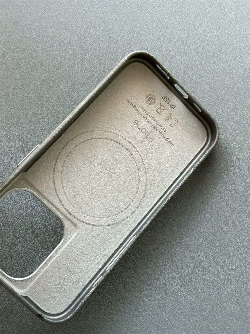 Case Couro Camuflado