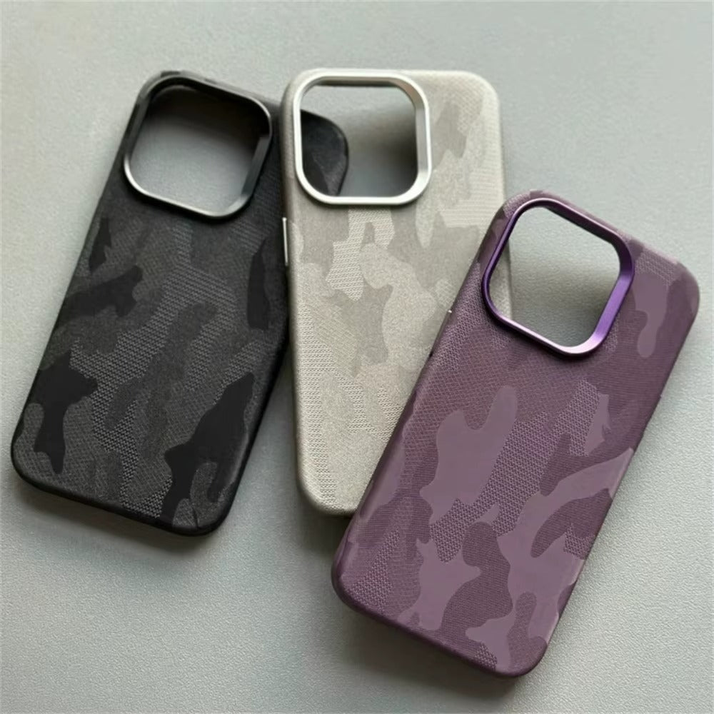 Case Couro Camuflado